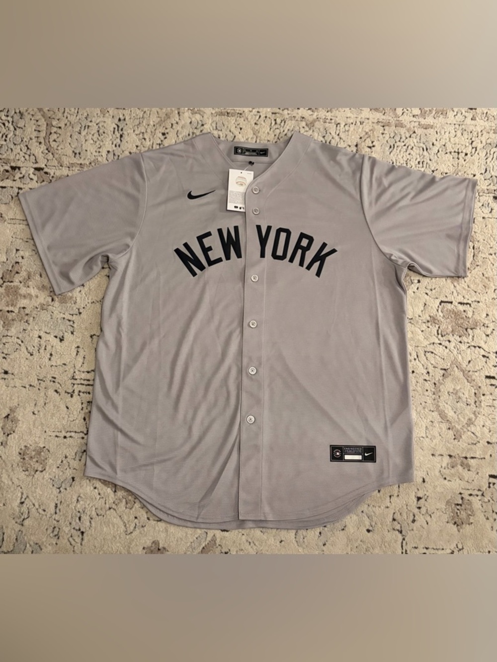 Nike Authentic New York Yankees Cam Schlittler #31 MLB Gray Jersey Men’s Sz: XL